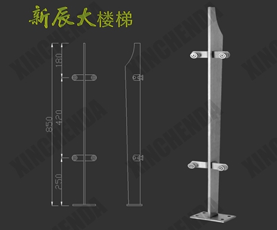 不銹鋼立柱:XCD002