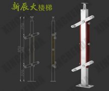 不銹鋼夾木立柱:XCD057